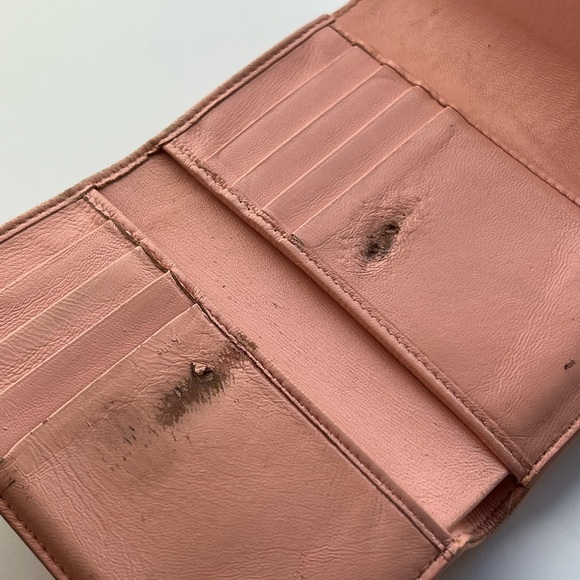 Dior Light Pink Leather Diorama Elancee Flap Wallet - Picture 5 of 13